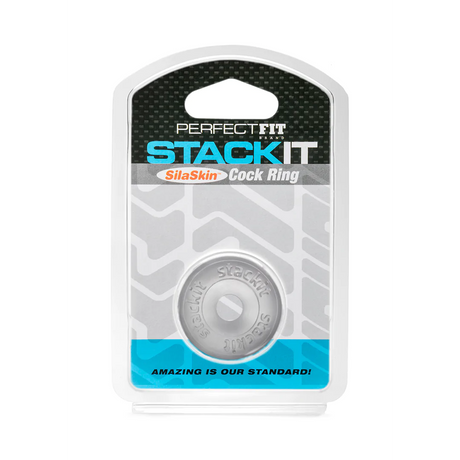 Perfect Fit Stackit Cock Ring Clear
