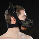 Mr S Leather Neoprene K9 Muzzle Camo