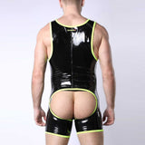 Cellblock 13 Black Chrome Singlet Black Yellow
