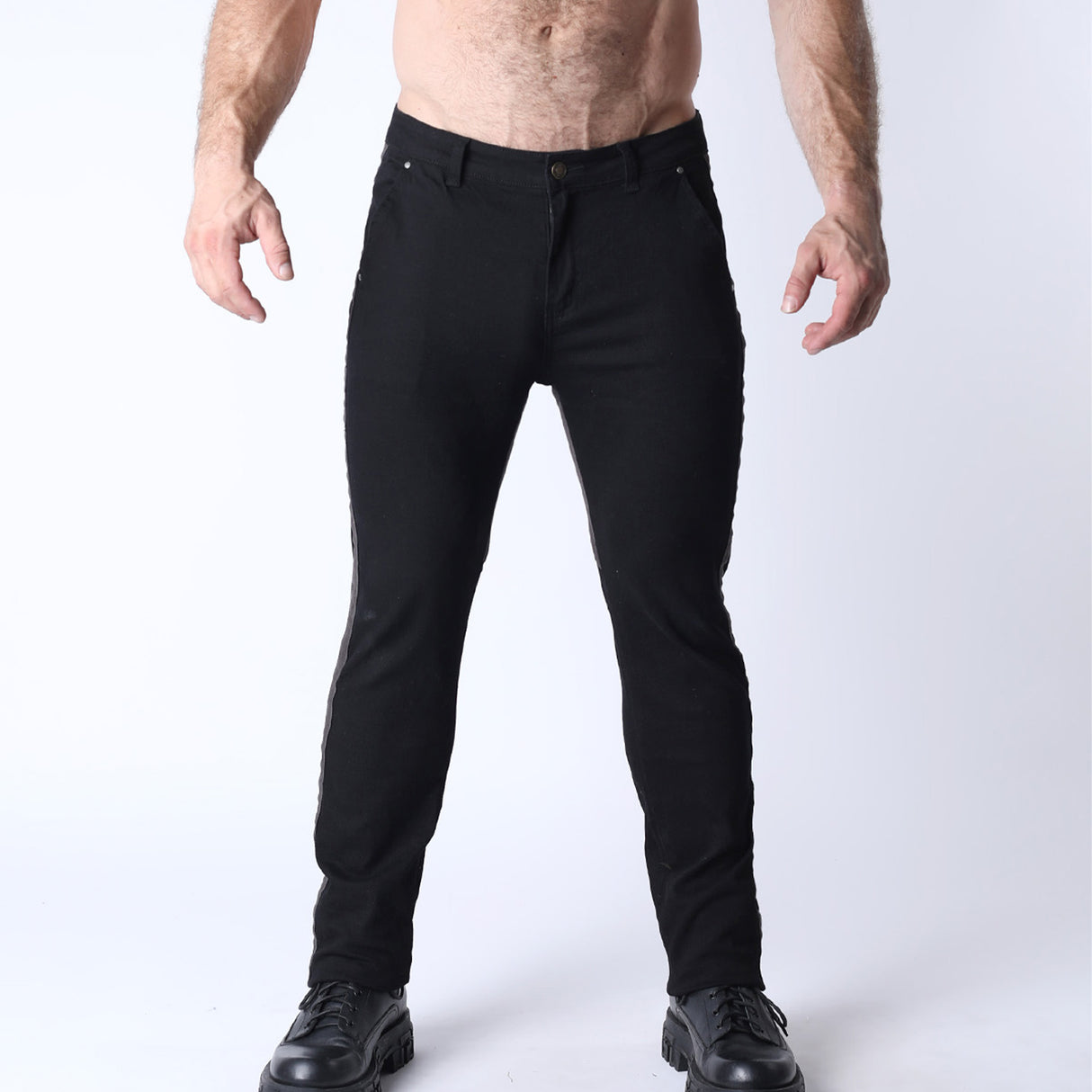 Cellblock 13 Brigade Twill Saddle Zipper Pants Black