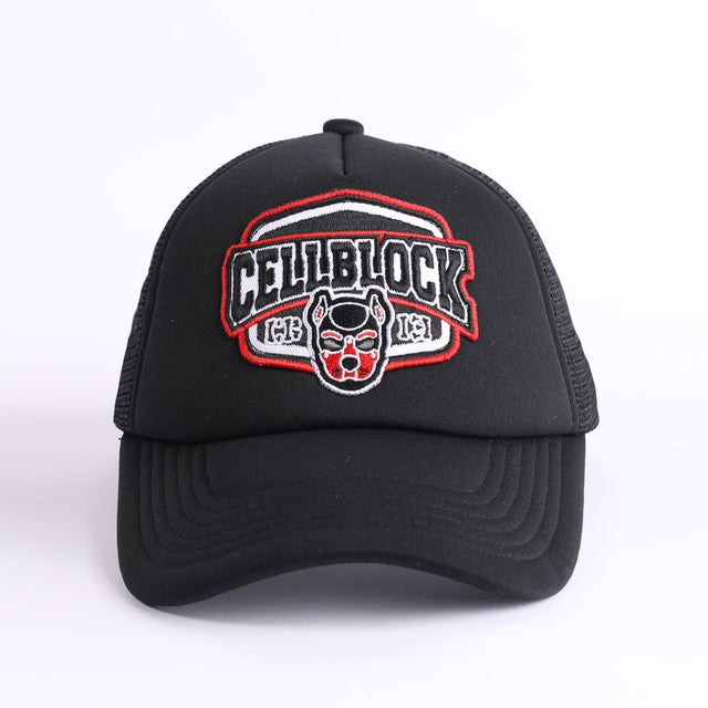 Cellblock 13 CB13 Kennel Pup Trucker Cap Red