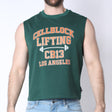 Cellblock 13 CB13 Lifting Club Cropped Tank Green
