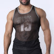 Cellblock 13 Chain Reaction Mesh Tank Top Grey
