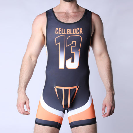 Cellblock 13 Chain Reaction Singlet Jock Orange