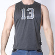 Cellblock 13 Field Goal 13 Muscle Tank Charcoal