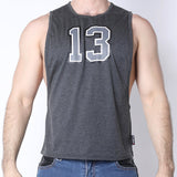 Cellblock 13 Field Goal 13 Muscle Tank Charcoal