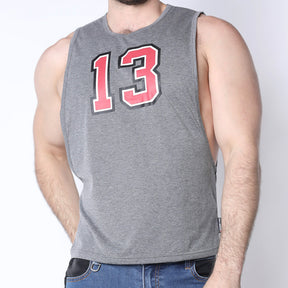 Cellblock 13 Field Goal 13 Muscle Tank Grey