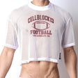 Cellblock 13 Field Goal Football Mesh T-Shirt White