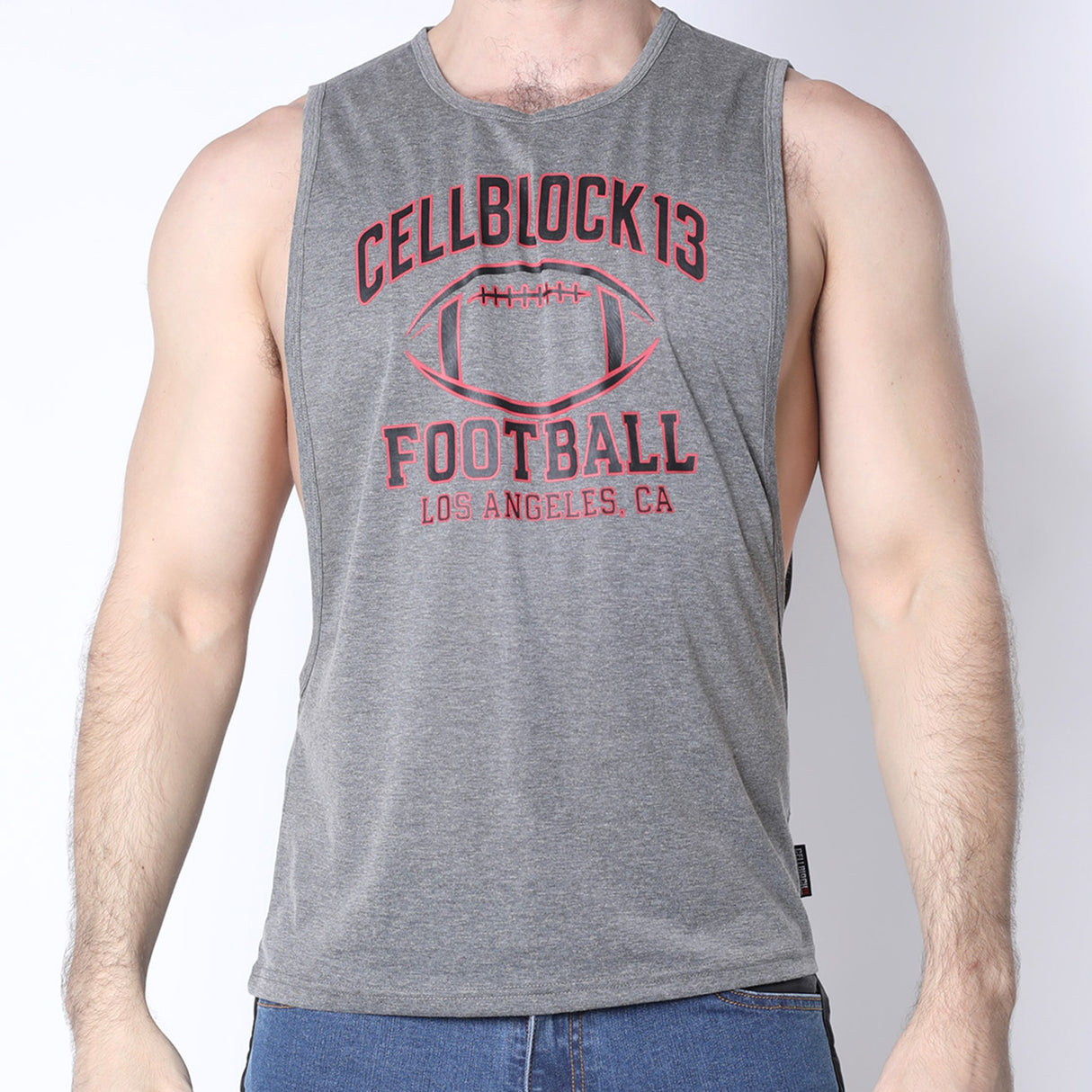 Cellblock 13 Field Goal Football Muscle Tank Grey