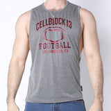 Cellblock 13 Field Goal Football Muscle Tank Grey