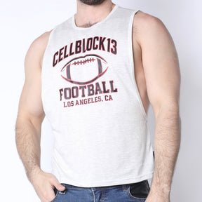 Cellblock 13 Field Goal Football Muscle Tank White