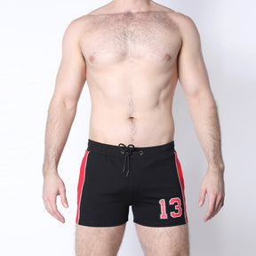 Cellblock 13 Field Goal Zipper Short Black Red
