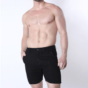 Cellblock 13 Full Court Denim Zipper Short Black