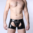Cellblock 13 Iron Grip Chap Shorts Black