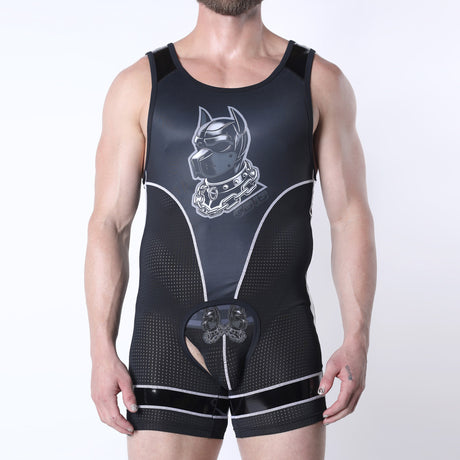 Cellblock 13 Kennel Club Dark Pup Singlet Chaps Black
