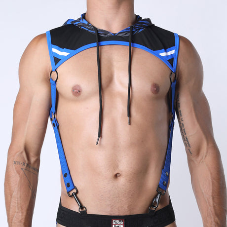 Cellblock 13 Kennel Club Lightning Hoody Harness Blue