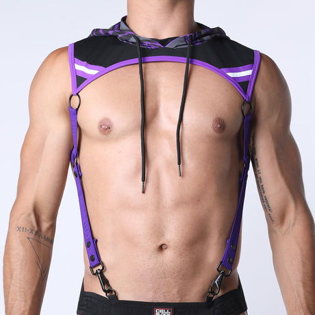 Cellblock 13 Kennel Club Lightning Hoody Harness Purple