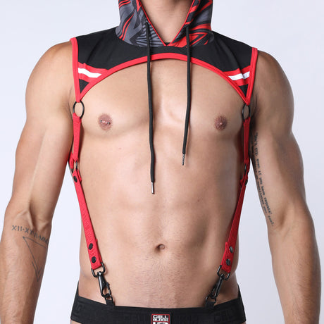 Cellblock 13 Kennel Club Lightning Hoody Harness Red