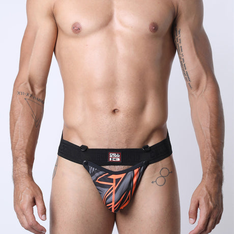 Cellblock 13 Kennel Club Lightning Snap Off Jockstrap Orange