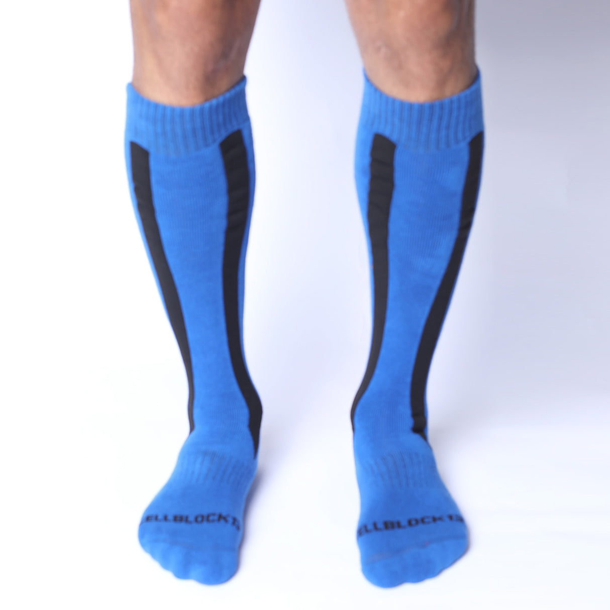 Cellblock 13 Muzzle Up Knee High Socks Blue