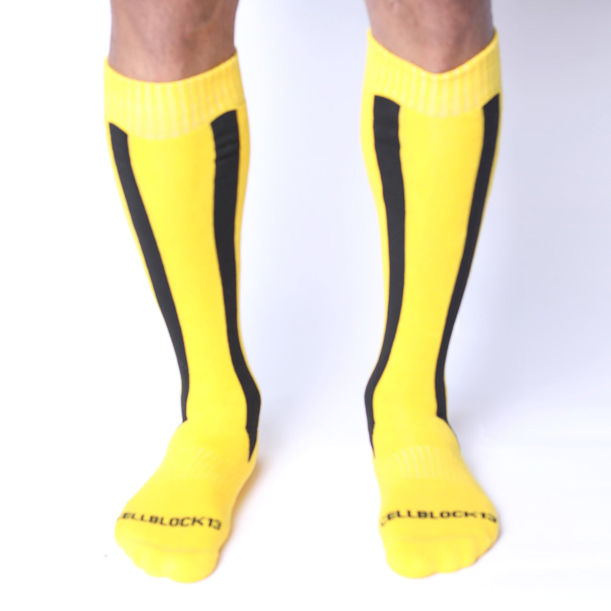 Cellblock 13 Muzzle Up Knee High Socks Yellow