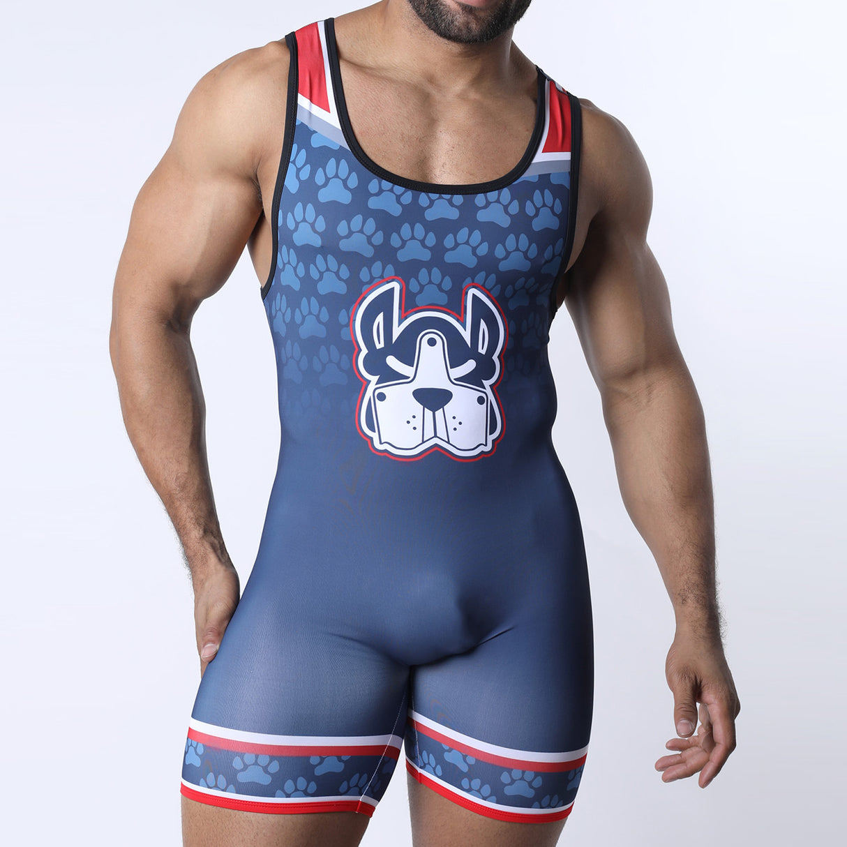 Cellblock 13 Muzzle Up Singlet Blue