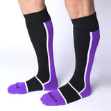 Cellblock 13 Take Down Knee High Socks Purple