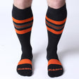 Cellblock 13 Tight End Shadow Socks Black Orange