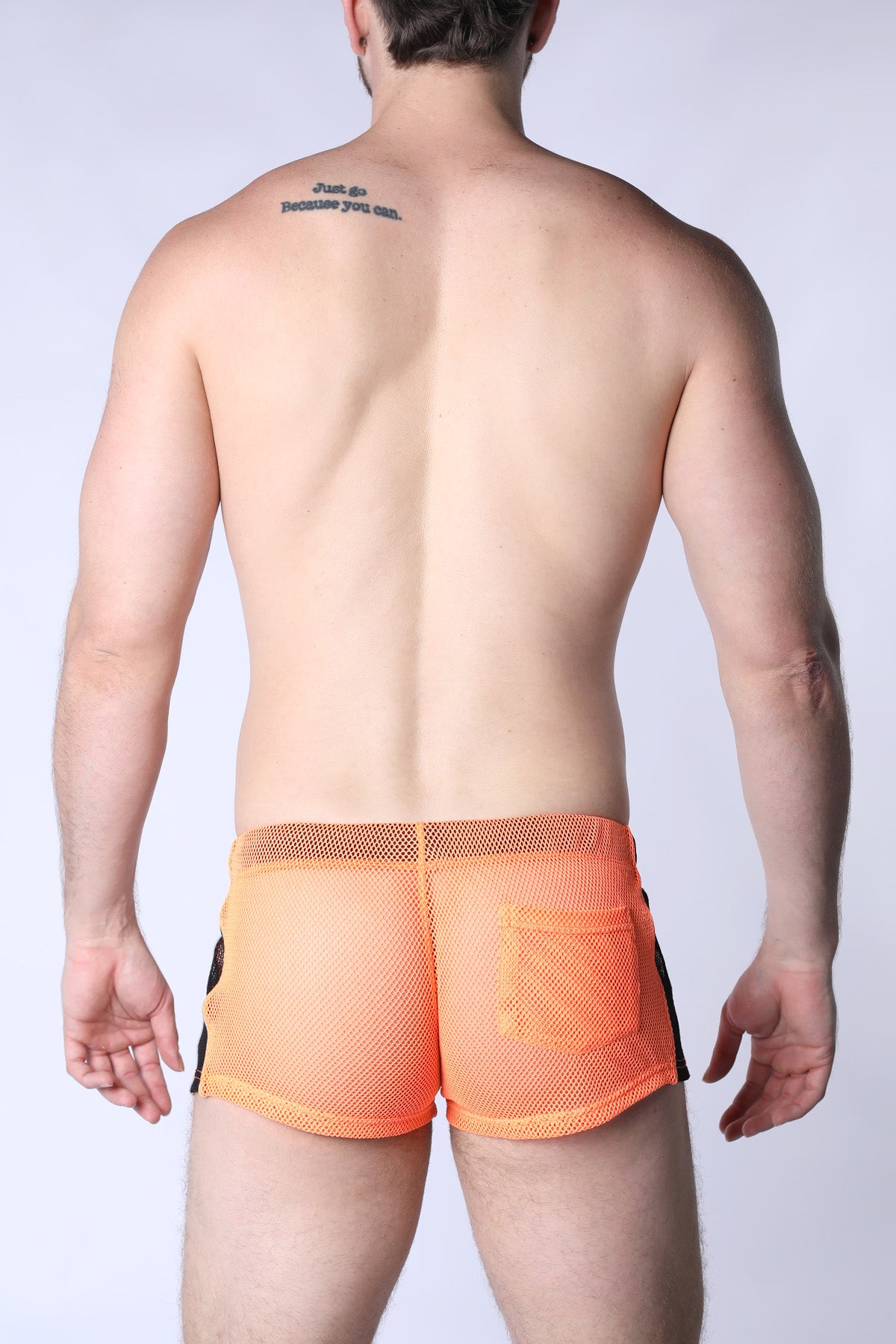 Cellblock 13 Chain Reaction Mesh Jock Short Orange