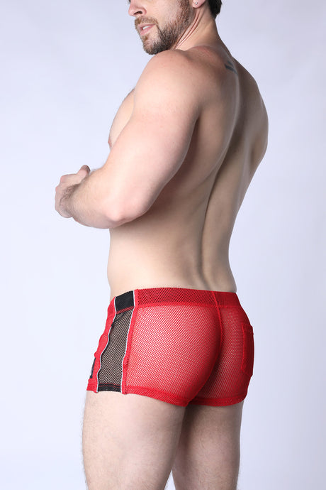 Cellblock 13 Chain Reaction Mesh Jock Short Red
