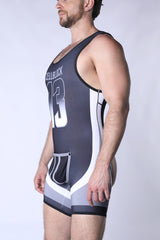 Cellblock 13 Chain Reaction Singlet Jock Grey