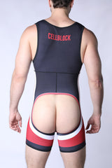 Cellblock 13 Chain Reaction Singlet Jock Red