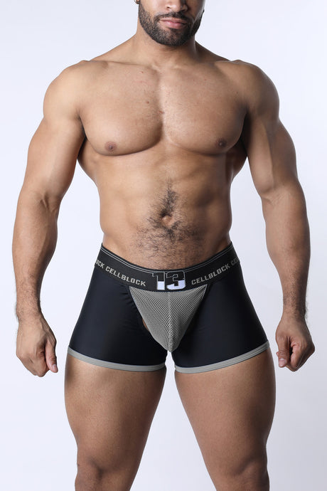 Cellblock 13 Chain Reaction Jock Boxer Grey