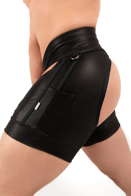 ROK Kinky Chap Short Black