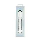 Clarity Elysian Swirl Glass Dildo 5.6 Inch