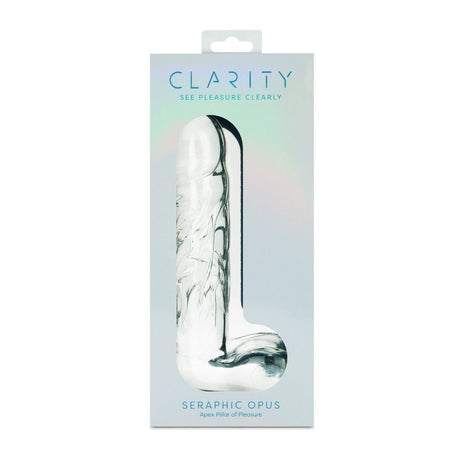 Clarity Seraphic Opus Glass Dildo 7.2 Inch