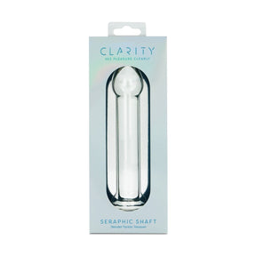 Clarity Seraphic Shaft Glass Dildo 6.6 Inch