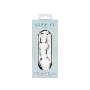 Clarity Utopian Mystique Glass Dildo 5.2 Inch