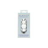 Clarity Utopian Reverie Glass Butt Plug 3.6 Inch