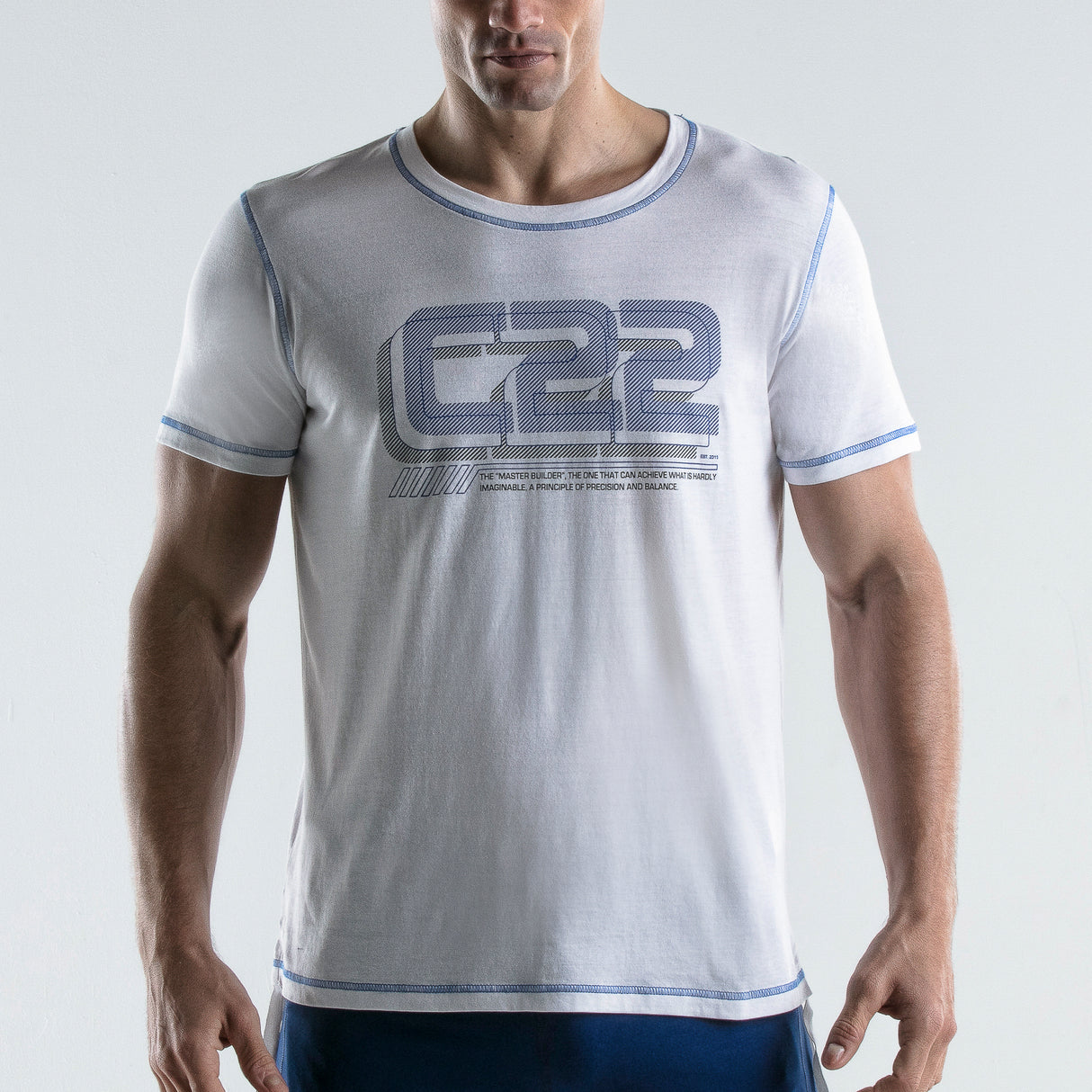 Code 22 C22 T Shirt White