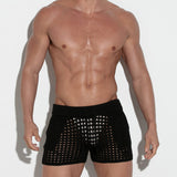 Code 22 Diamond Knit Mini Short Black