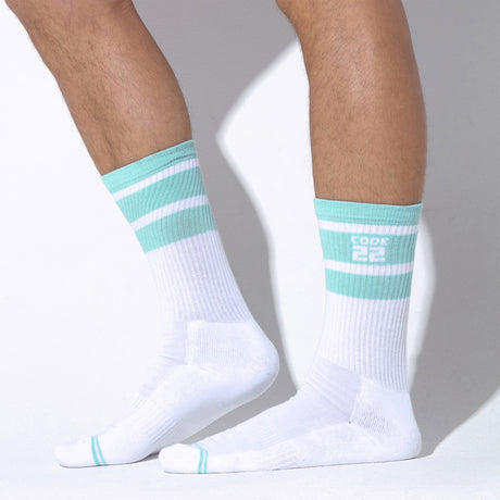 Code 22 Essential Crew Sock Sky Blue