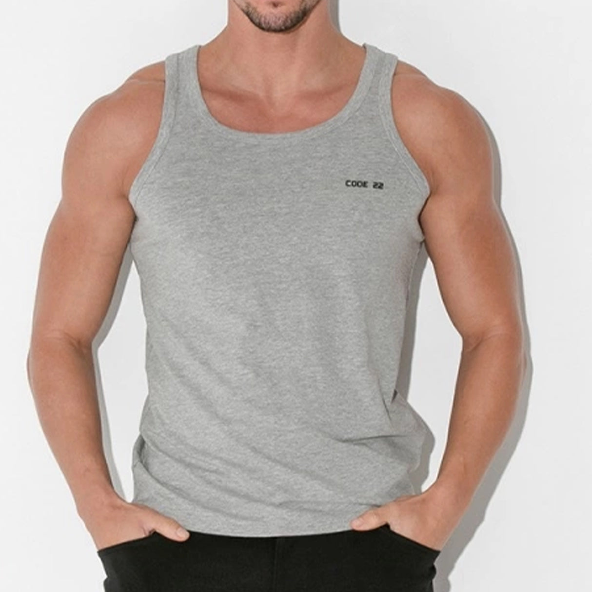Code 22 Essential Tank Top Grey