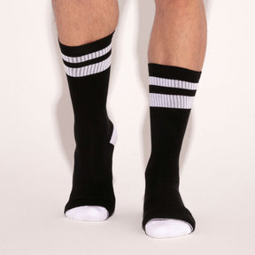Code 22 Iconic Crew Socks Black