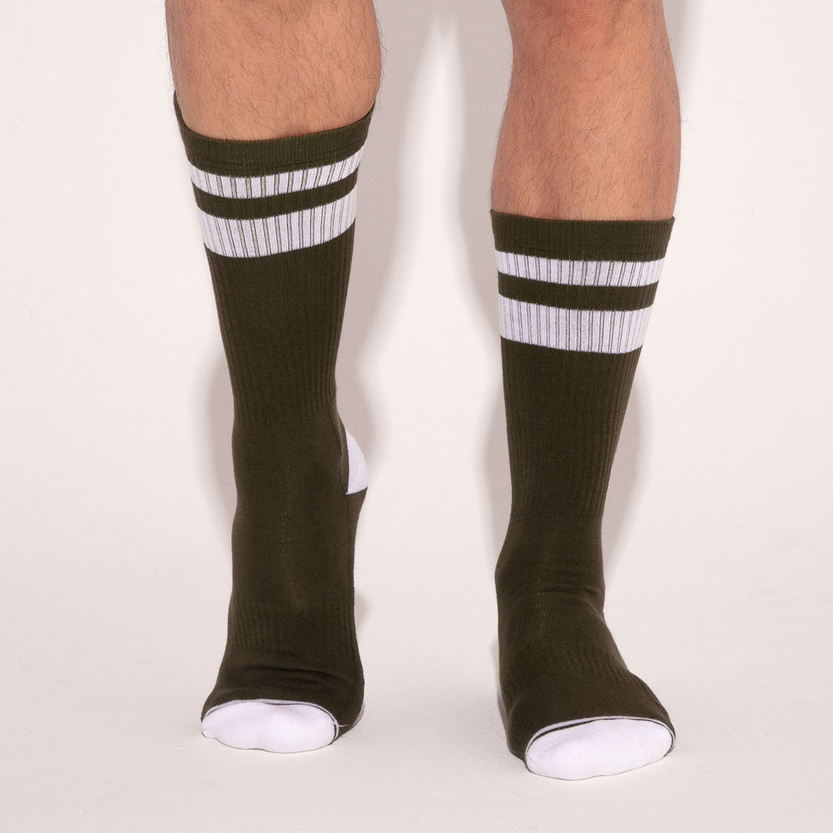 Code 22 Iconic Crew Socks Khaki
