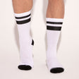Code 22 Iconic Crew Socks White