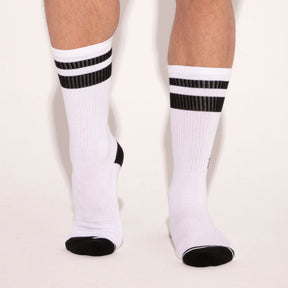 Code 22 Iconic Crew Socks White