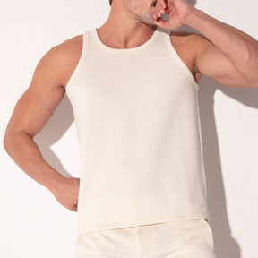 Code 22 Medley Tank Top Off White