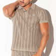 Code 22 Oasis Openwork Polo Latte