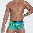 Code 22 Pride Mesh Boxer Tuquoise
